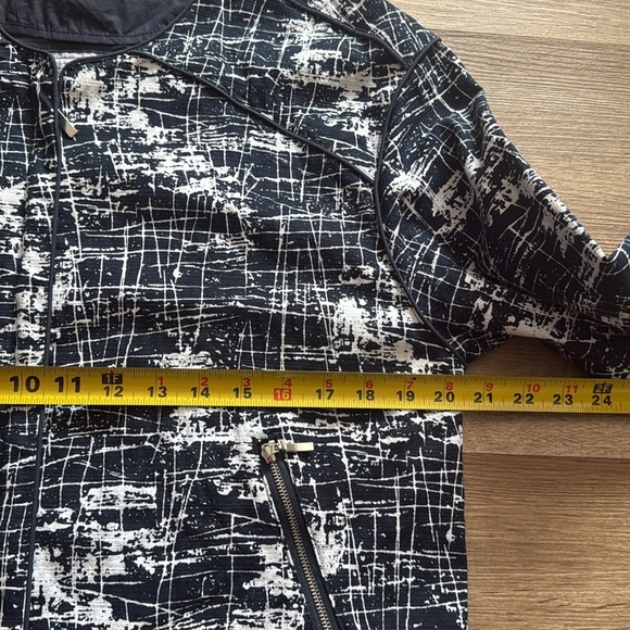 Kenar cotton/spandex navy blue bomber jacket - Picture 5 of 9